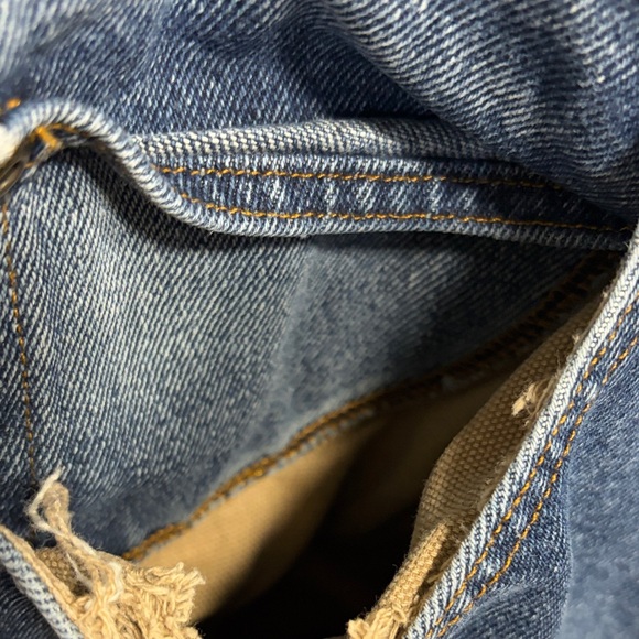 Duluth Trading Co Men’s Blue Denim Jeans 36x32 Relaxed Fit Workwear - Picture 13 of 16